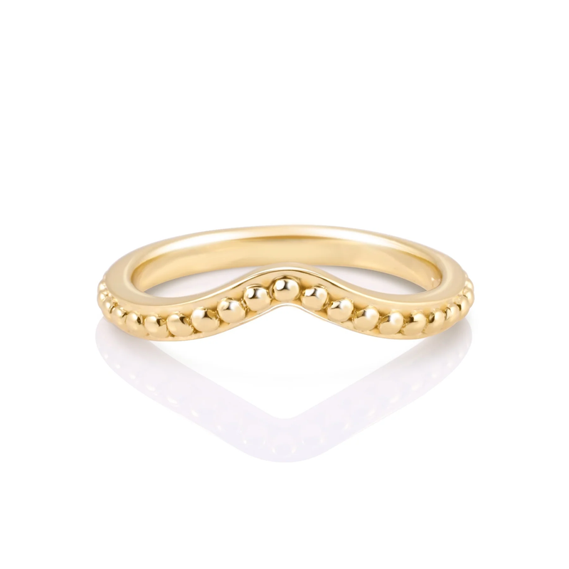Ring aus Sterlingsilber und Gelbgold in Form eines Ethno-Pfeils RI-10089GP