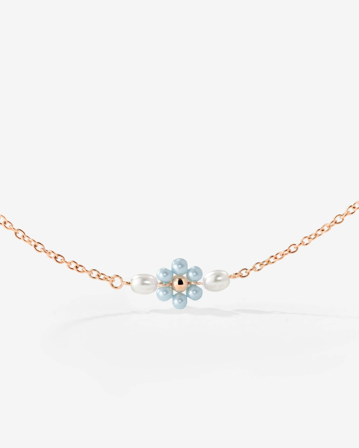LUAMAYA Forever Blue Daisy Necklace