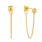 Ohrstecker Zirkonia/Kugel Gold 585 57735