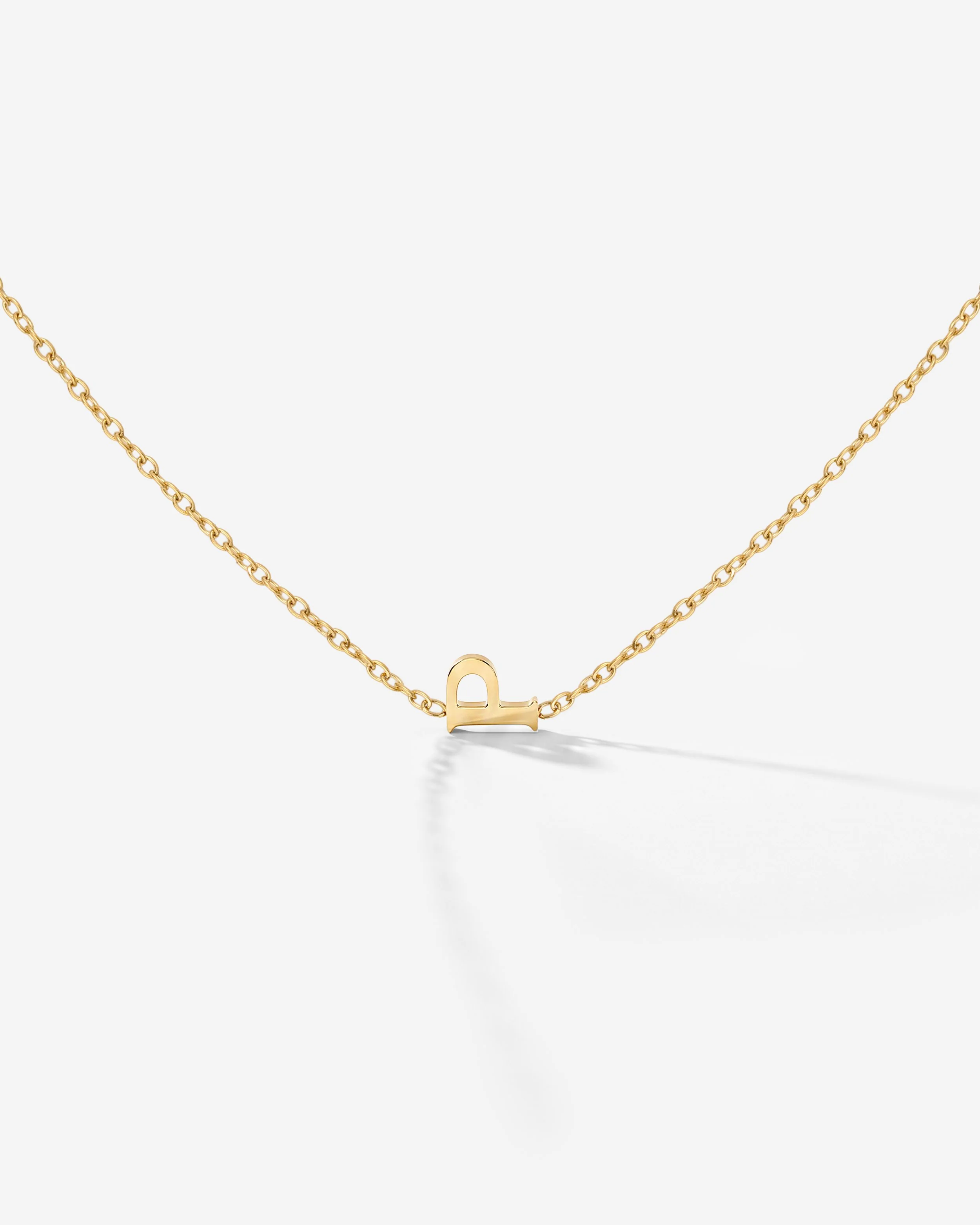 LUAMAYA Tiny Letter Necklace ABC