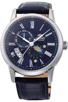 Orient Sun & Moon Blaues Leder RA-AK0011D