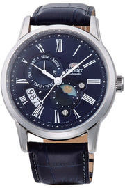 Orient Sun & Moon Blaues Leder RA-AK0011D