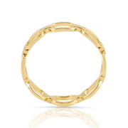 Ring aus Sterlingsilber im Kettenstil RI-10066GP