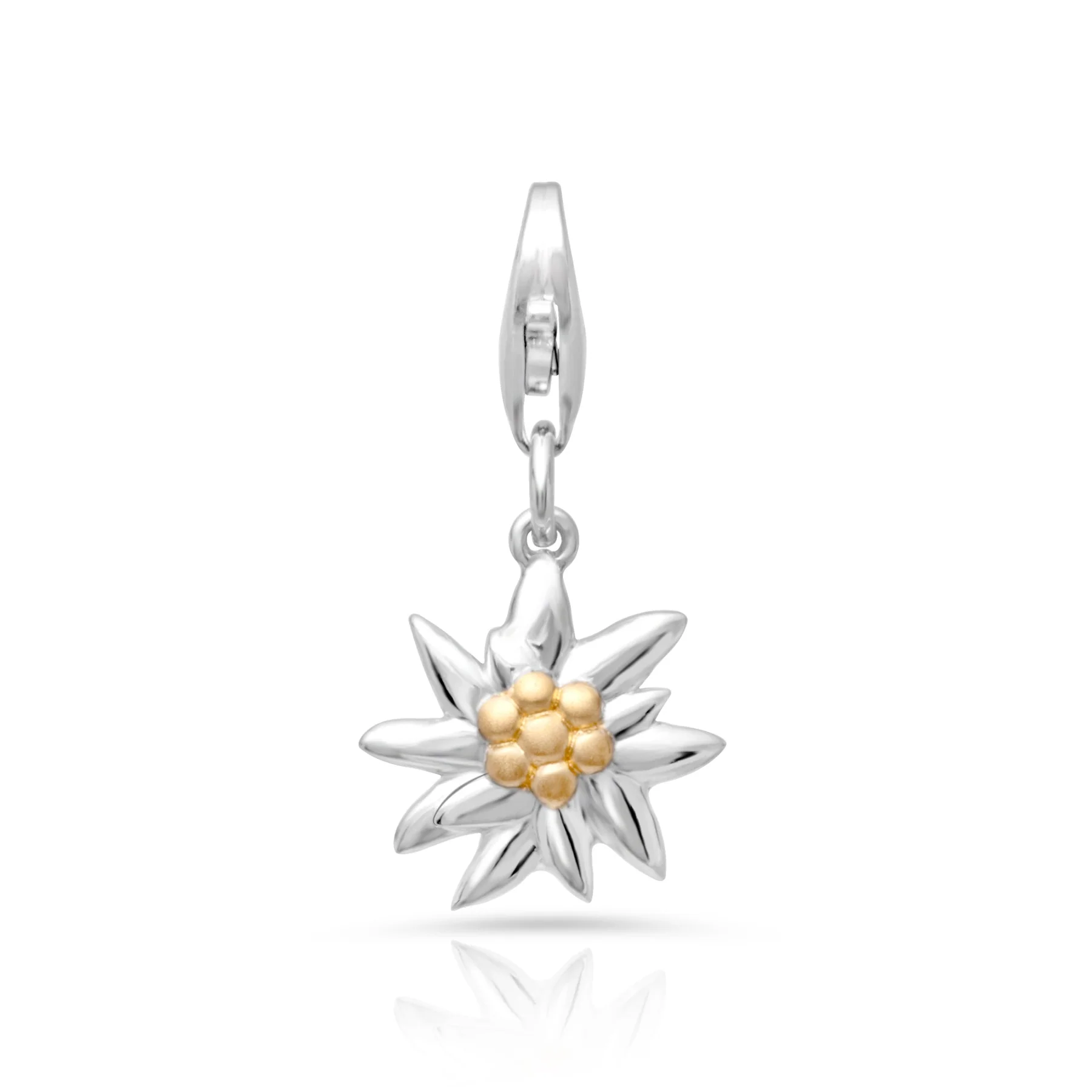 Charmset Edelweiss, Kuh und Matterhorn in Sterlingsilber S-8115