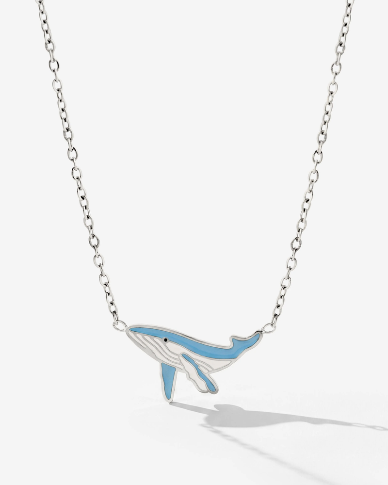 LUAMAYA Blue Whale Necklace