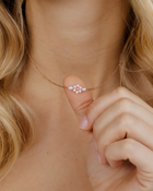 LUAMAYA Pretty Pink Daisy Necklace
