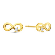 Ohrstecker Endless mit Zirkonia Gold 585 57816