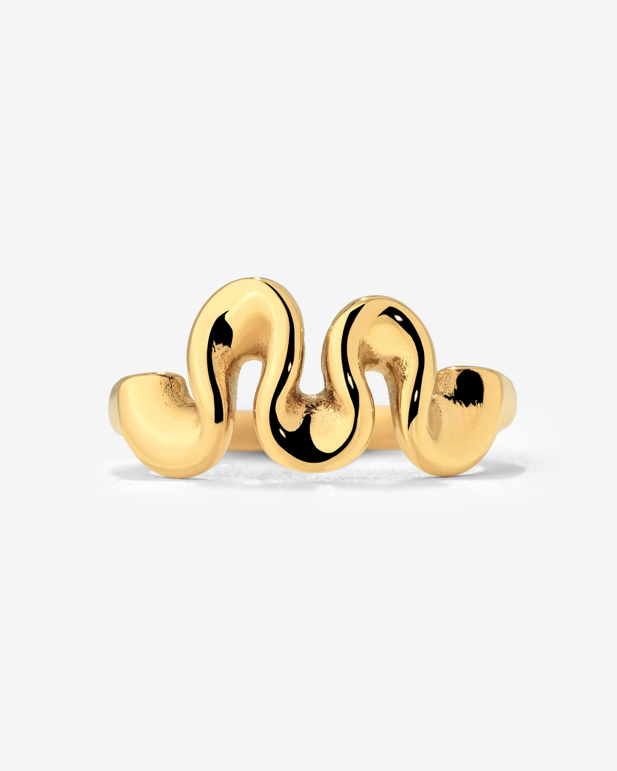 LUAMAYA Swirl Ring Gold