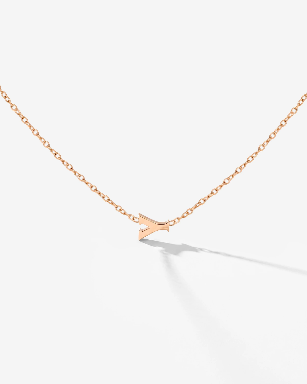 LUAMAYA Tiny Letter Necklace