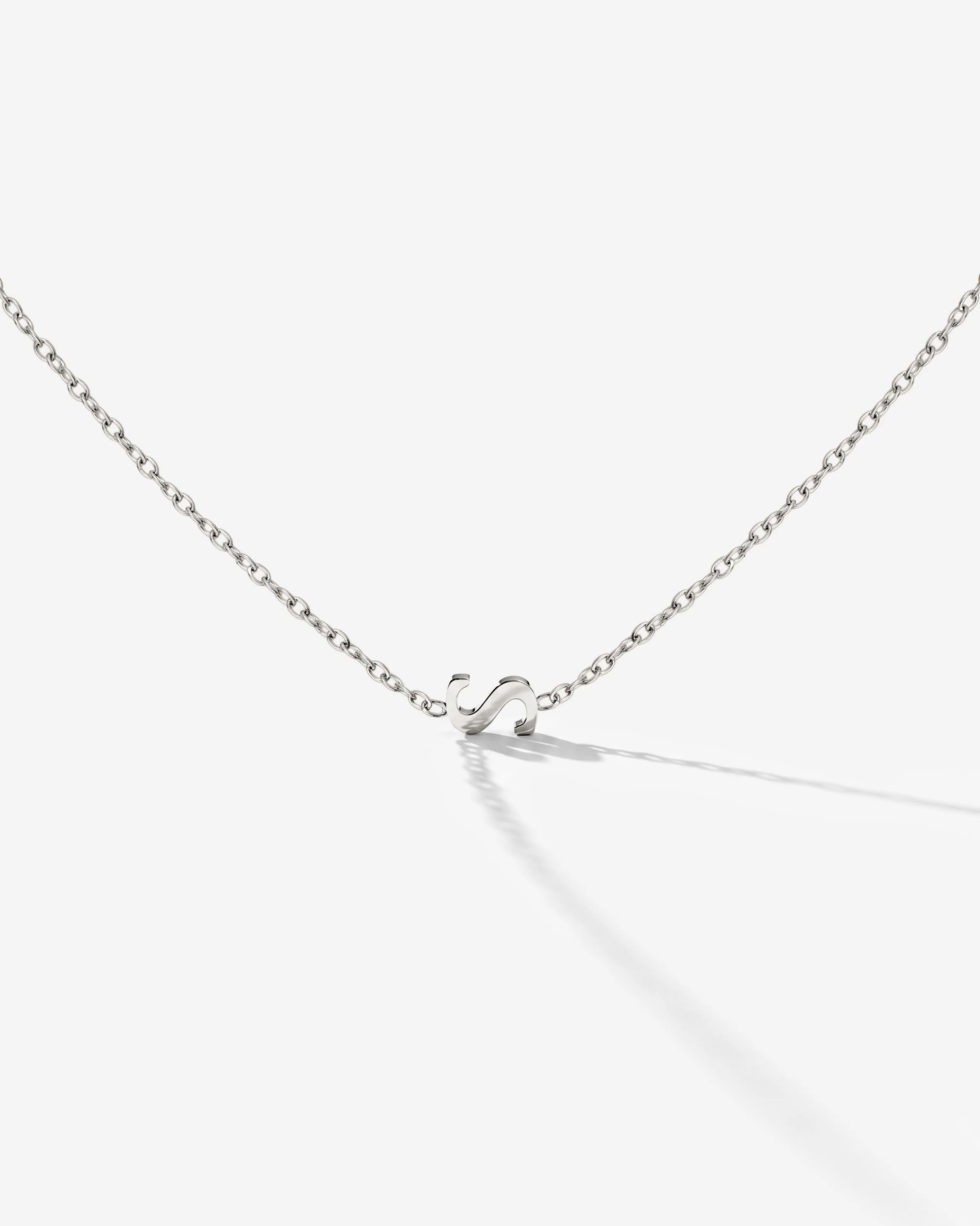 LUAMAYA Tiny Letter Necklace ABC
