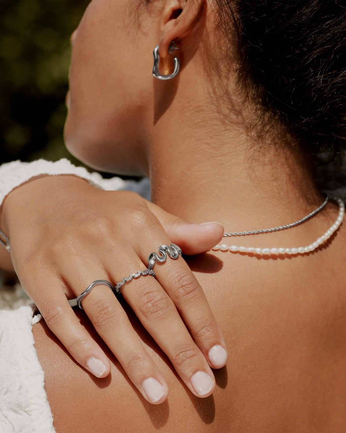 LUAMAYA Swirl Ring Gold