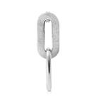 Ohrringe mit Nieten aus Sterlingsilber, die sich aus zwei Elementen mit unterschiedlichen Oberflächen zusammensetzen E-2606
