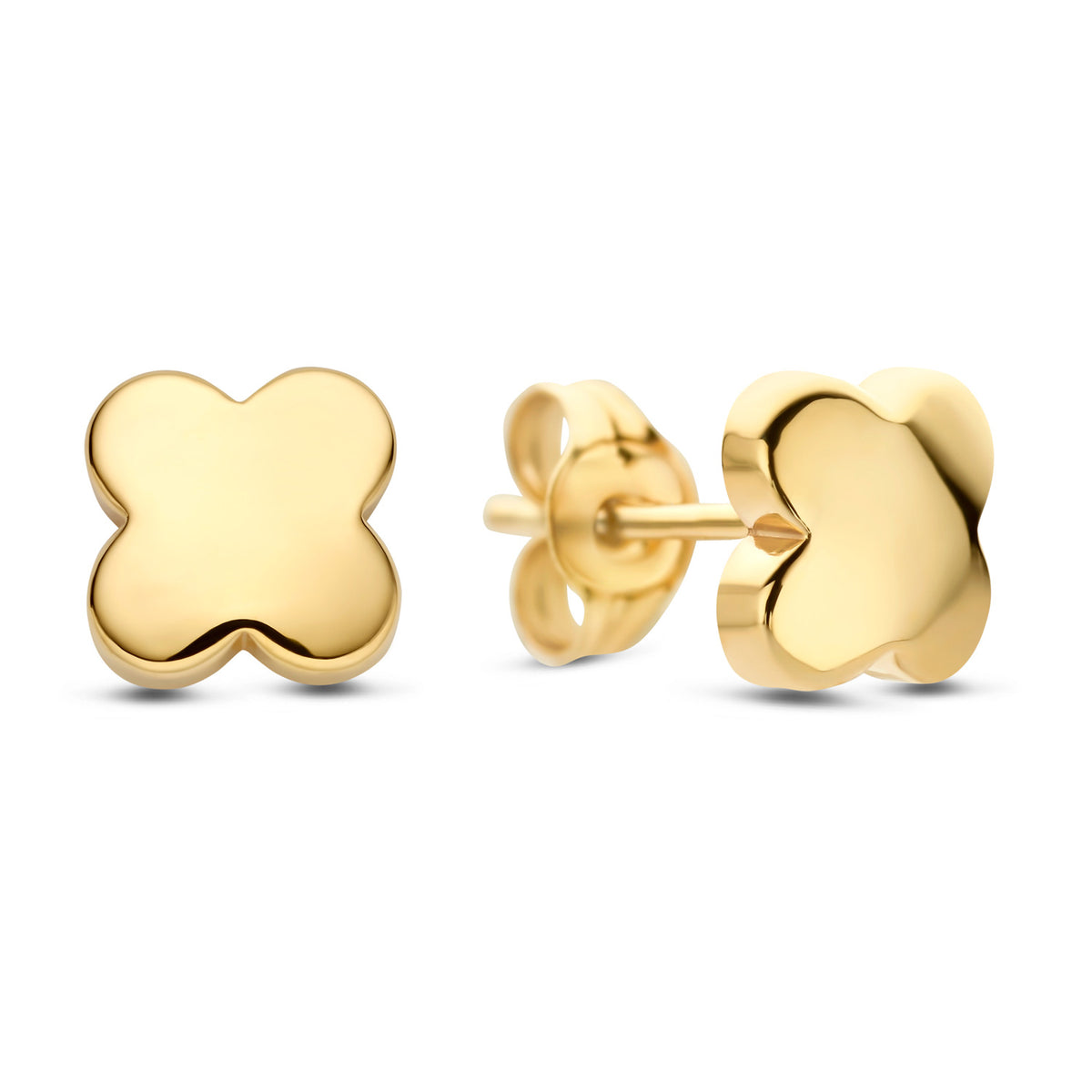 Ohrstecker Kleeblatt 5,5mm Gold 585 58032