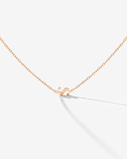 LUAMAYA Tiny Letter Necklace