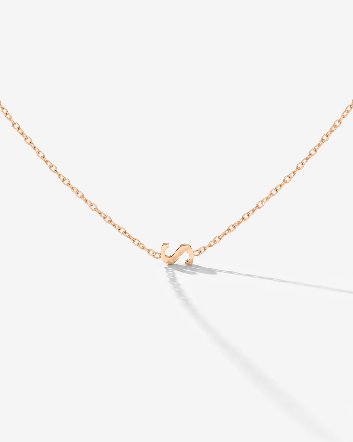 LUAMAYA Tiny Letter Necklace
