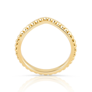Ring aus Sterlingsilber und Gelbgold in Form eines Ethno-Pfeils RI-10089GP