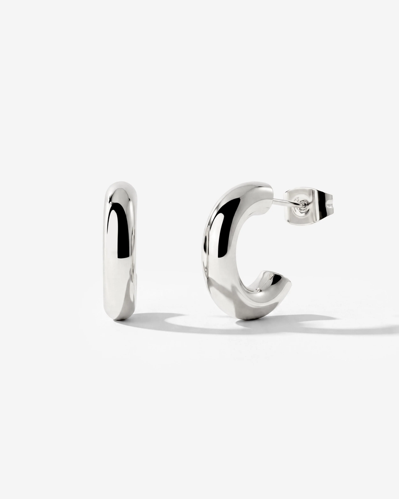 LUAMAYA Inner Light Hoop Studs