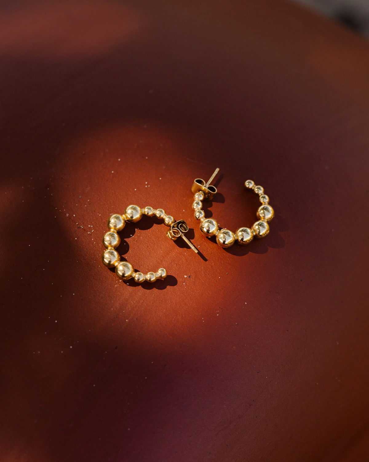 LUAMAYA Infinite Beads Hoop Studs