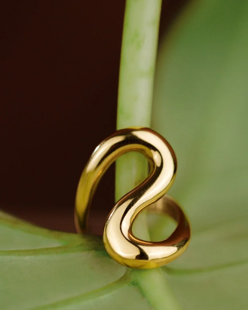 LUAMAYA Coiled Ring Gold