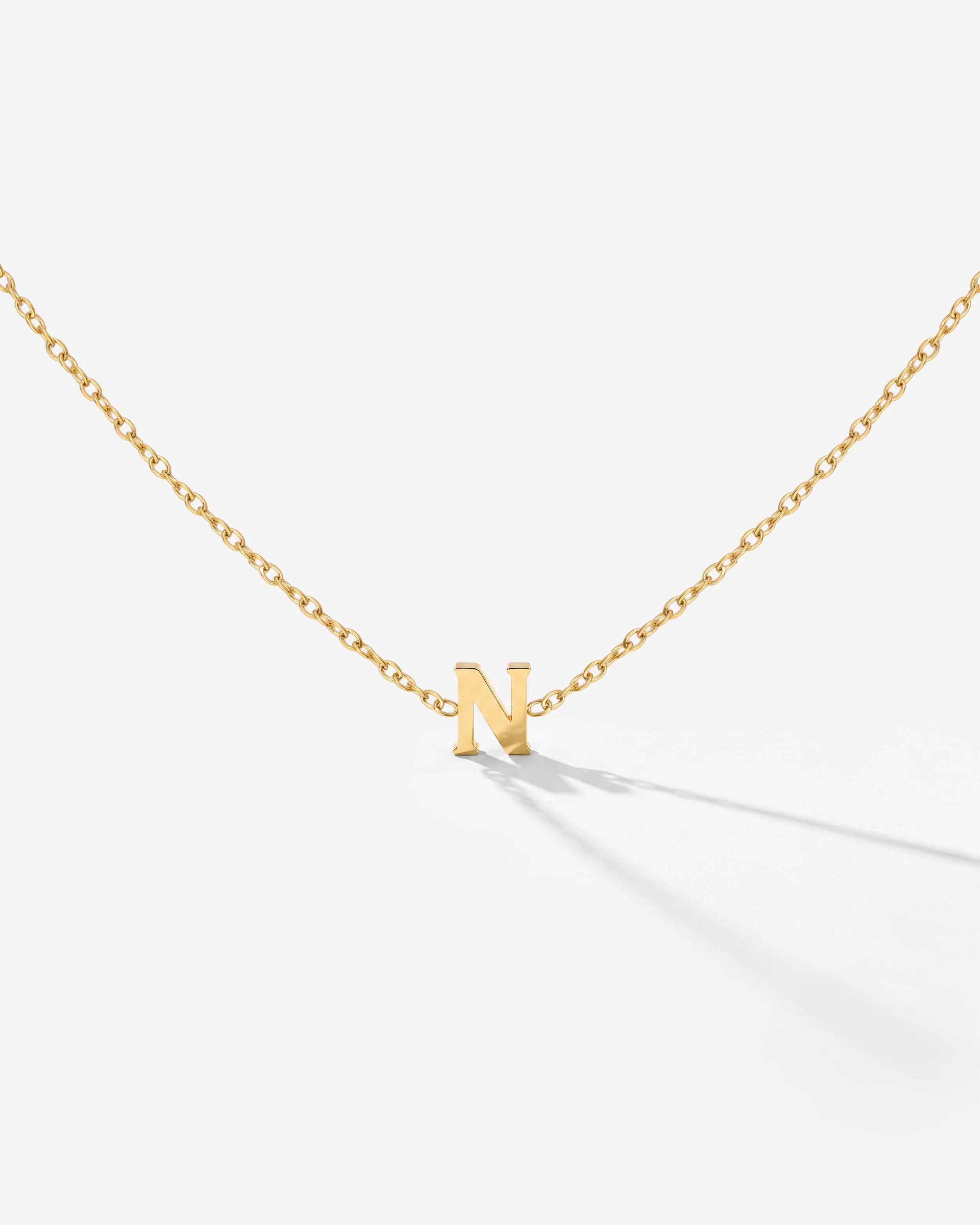 LUAMAYA Tiny Letter Necklace ABC