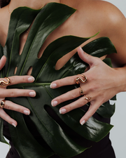 LUAMAYA Coiled Ring Gold