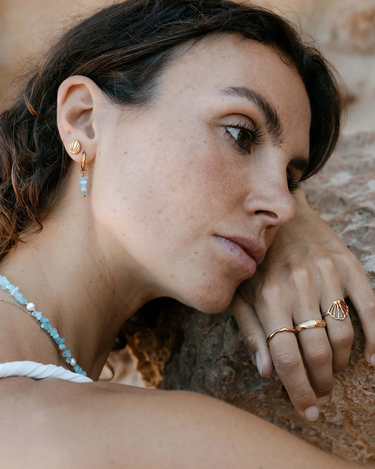 LUAMAYA Seafoam Hoop Set Small
