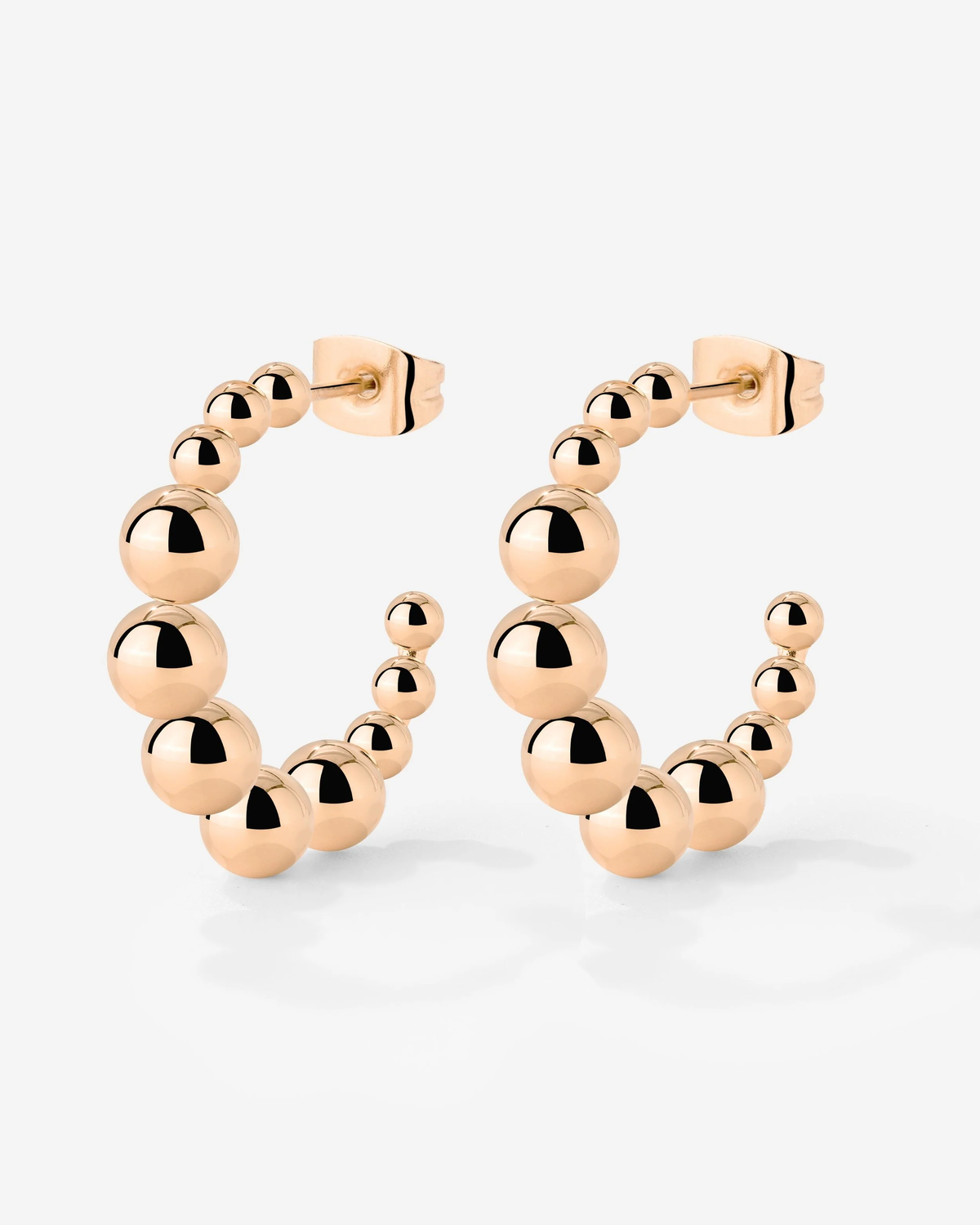 LUAMAYA Infinite Beads Hoop Studs