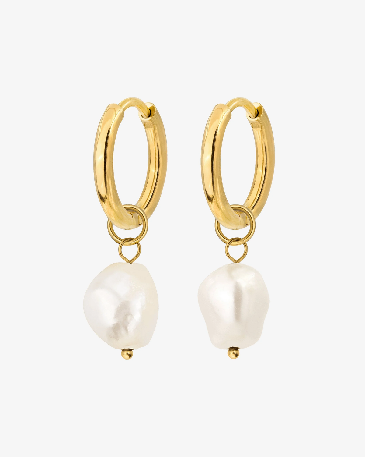 LUAMAYA Pearly Hoop Set
