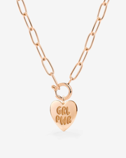 LUAMAYA Girl Power Oval Links Necklace