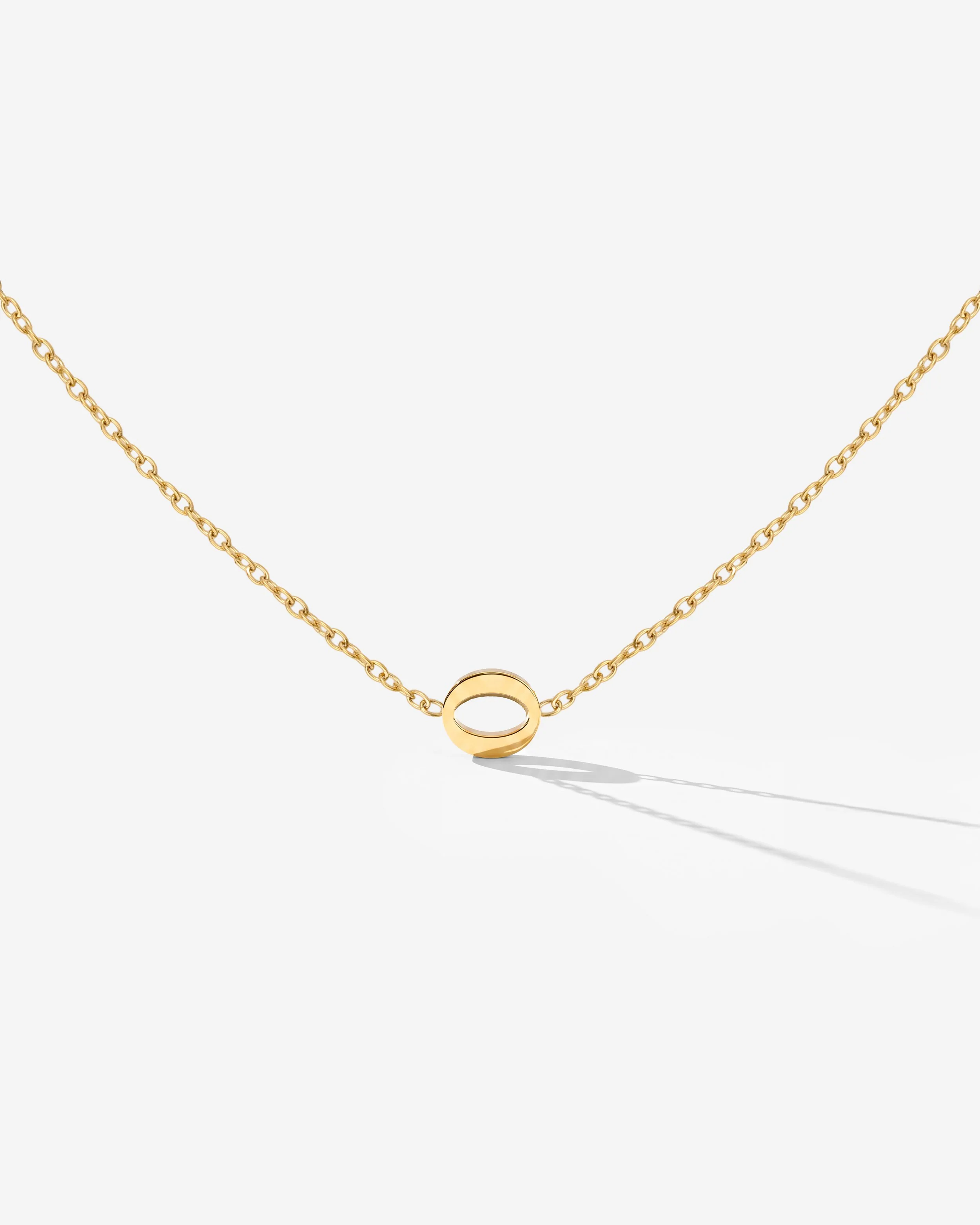 LUAMAYA Tiny Letter Necklace ABC