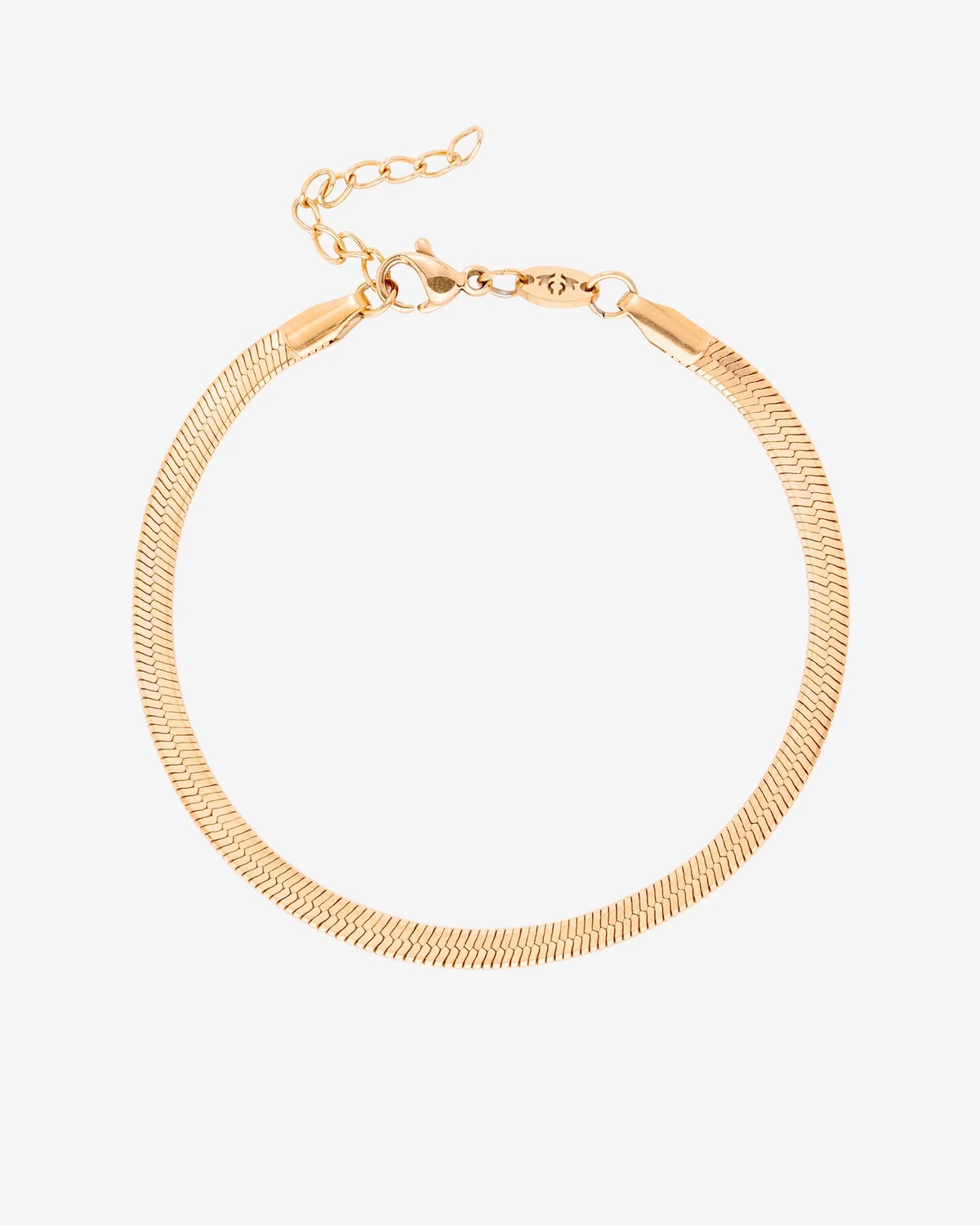 LUAMAYA Slim Herringbone Bracelet Roségold