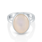 Ring aus Sterlingsilber mit ovalem Perlmutt R-4432