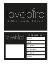 Lovebird Anhänger London Blue Topas & 28 Brillanten 0,10 ct. Gold 585 LB351