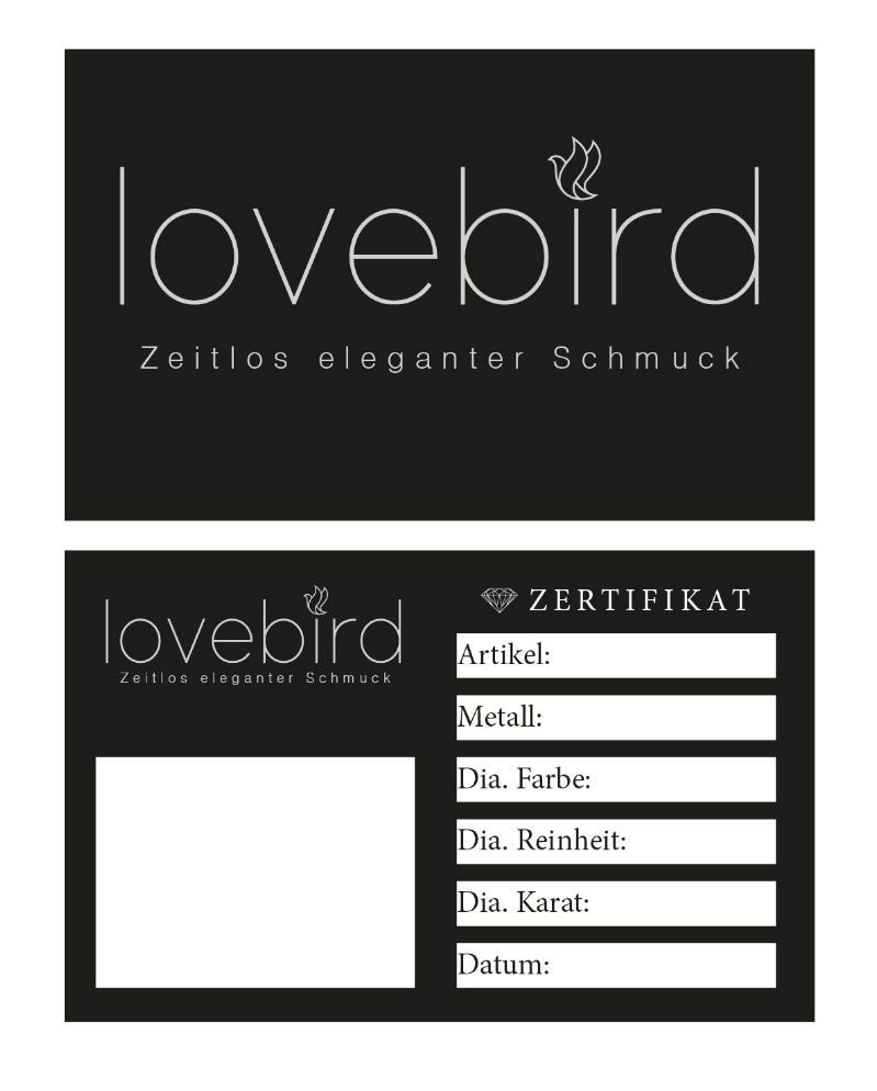 Lovebird Anhänger London Blue Topas & 28 Brillanten 0,10 ct. Gold 585 LB351